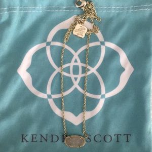 Kendra Scott Elisa necklace - gold and druzy